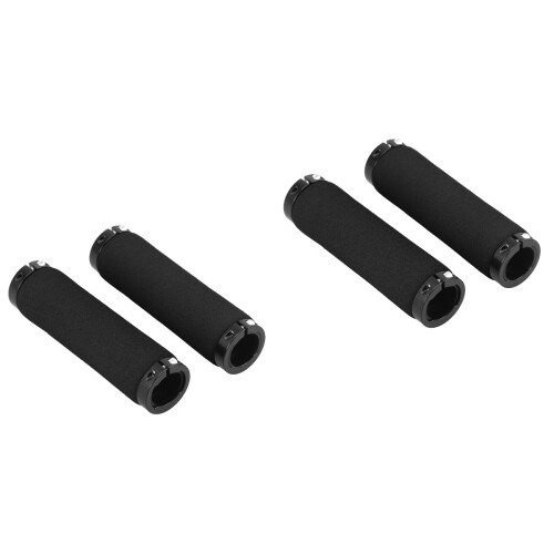 2Paires Poignées Noir Confortables Protection Longue Route 2