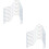 20Pièces Range-Chaussures Transparent Pour Talons Hauts 7