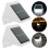4Pièces Murale Solaire LED Étanche IP65 Pour 3