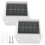 4Pièces Murale Solaire LED Étanche IP65 Pour 5