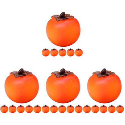 24St Simulatie Fruit Decor Persimmon Resin 1