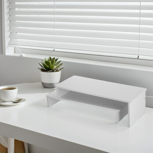 Monitorstand Wit Voor Kantoor En Thuis 2