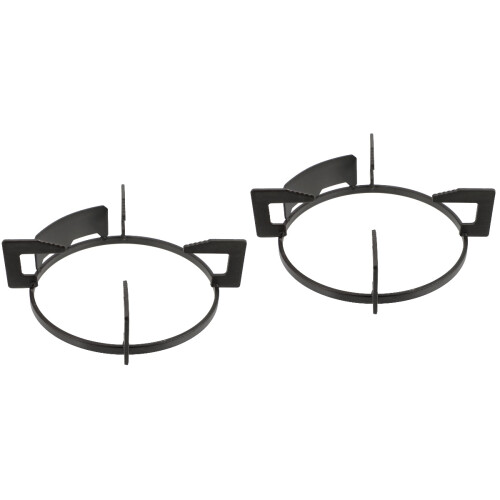 2Pièces Support Casserole Noir En Fer Antirouille Pour Réchaud 2