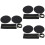 3Ensembles Kit Sac Noir PU Cuir Base Shaper Accessoires DIY 5
