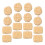 60Pièces Décor Mini Nouilles Clair Résine Pour Maison Miniature 9