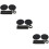 3Ensembles Kit Sac Noir PU Cuir Base Shaper Accessoires DIY 8