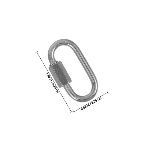 6St Kettingschakel Connector 304 Rvs Snelsluiting Sterk 1
