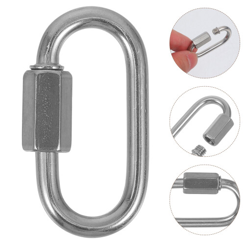 6St Kettingschakel Connector 304 Rvs Snelsluiting Sterk 2