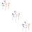 12Pièces Accessoires Clips Tassel Multicolores 8