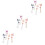 12Pièces Accessoires Clips Tassel Multicolores 4