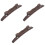 3Pièces Sillet Mandoline En Bois Durable Pont Réglable Rouge 3