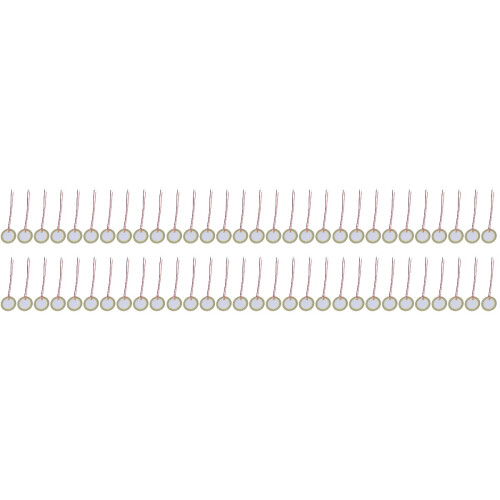 60Pièces Diaphragmes Piezo En Cuivre Multicolores Pour 2