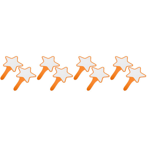 8Pièces Supports Notation Orange En Mousse, Tableaux Blancs Main 2