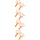 8Pièces Supports Notation Orange En Mousse, Tableaux Blancs Main 7