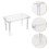 3Pièces Accessoire Hamster Transparent Lit Stable Décoration Animaux 9