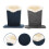 4Pièces Support Lunettes De Vue Peluche Confortable Élégant 7