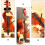 2Pièces Décoration Violon Boîte Swing Marron 4