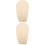 2Pièces Couvre Ventilateur Beige Polyester Usage Maison 4