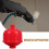 4St Auto Verfspuit Filter Waterbal Plastic Rood Voor Compressor Spuit 1