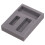 2Pièces Moule Lingot Graphite Noir 3 Fentes Pour Tests Analyses 2