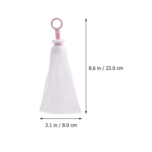 4Pièces Filets Moussants Blancs Confortables Pour Bains Et 1