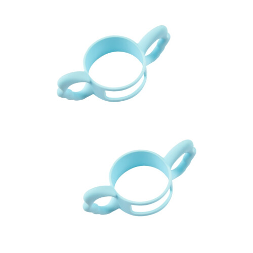 2Pièces Poignées Ergonomiques Pour Infantile Silicone 1