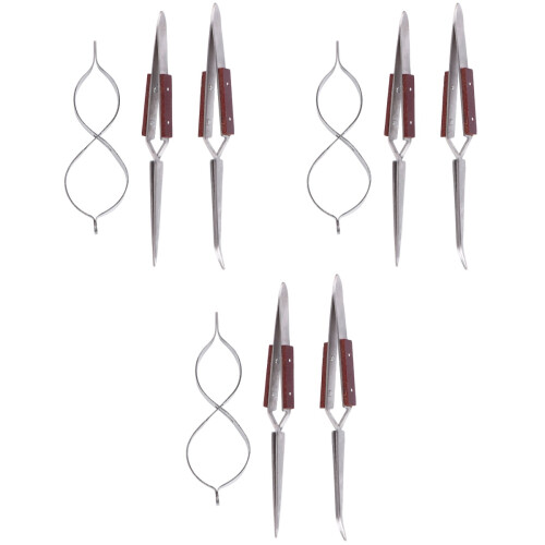 9Pièces Pinces Soudure Argent Café Multi Usage Réparation 2