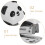3Pièces Agrafeuse Portable Mini Panda Pour Usage 5