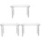 3Pièces Accessoire Hamster Transparent Lit Stable Décoration Animaux 2