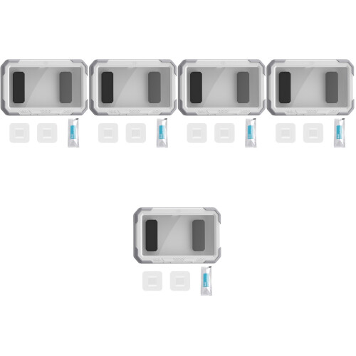 5Ensembles Boîtier Étanche Pour Téléphone Fixation Murale Coloré 2