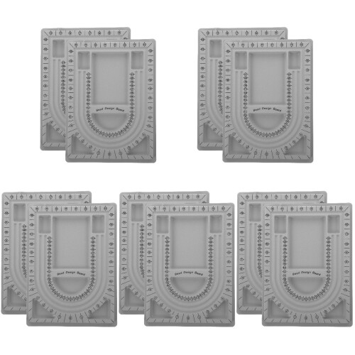 10Pièces Plateaux Design Perles Gris Compacts Pour Colliers 1