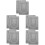 10Pièces Plateaux Design Perles Gris Compacts Pour Colliers 6