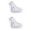 2Pièces Moules 3D Chaussures À Talons Pour Gâteaux 5