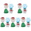 20Pièces Clips À Noël Durable Multi-Usage 2