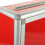 2Pièces Aux Lettres Verrouillable Murale Rouge Aluminium 8