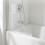 4Pièces Pare-Éclaboussures D'angle En Pour Douche Lavabo 8
