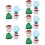 20Pièces Clips À Noël Durable Multi-Usage 9