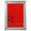 2Pièces Aux Lettres Verrouillable Murale Rouge Aluminium 10
