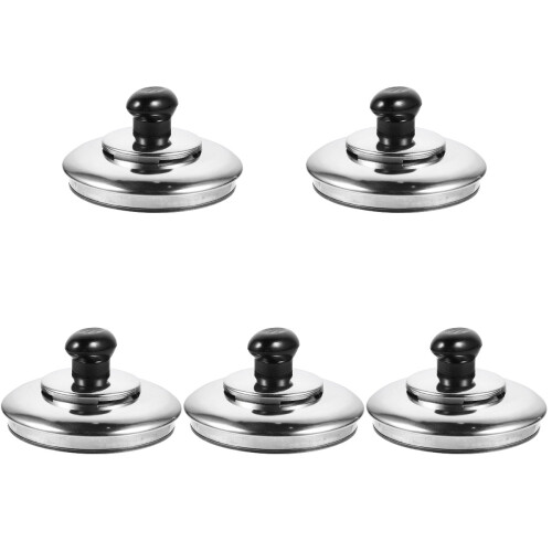 5Pièces Couvercle Bouilloire Sifflet Facile À Installer Argenté 1
