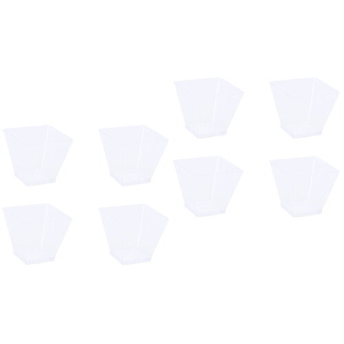 80Pièces Coupes Portion Transparentes Jetables Pour Mousses Yaourt 2