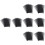 40Pièces Fond Drainage Plante Noir Usage 5