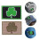 4Pièces Patch Brodé Sticker Textile Pour Vêtements DIY 9