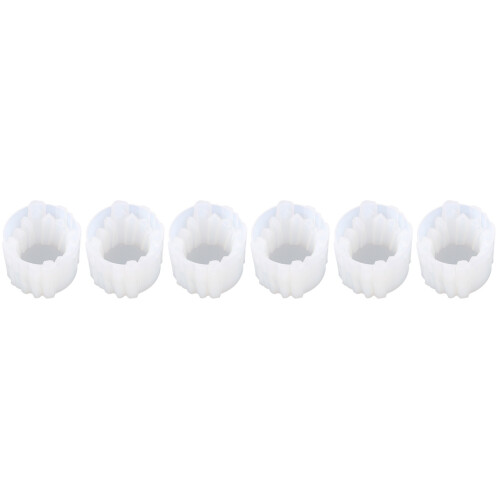6Pièces Moules Résine Cristal Silicone Pour Accessoires DIY 2