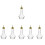 6Pièces Shaker Verre Pour Bartender Usage Professionnel Bar 3