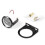 3Conjunto Ponteiro LED Branco de 2 Polegadas 52 mm 12 V, Medidor de Temperatura de Óleo de Carro com Sensor Preto 7