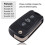 4X 3 Buttons Flip Folding Remote Key Shell Case for  I20 I30 I35 IX20 IX35 3