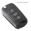 4X 3 Buttons Flip Folding Remote Key Shell Case for  I20 I30 I35 IX20 IX35 7
