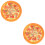 2Pièces Pizza Simulée Jouet Décoratif Pour Restaurant 5