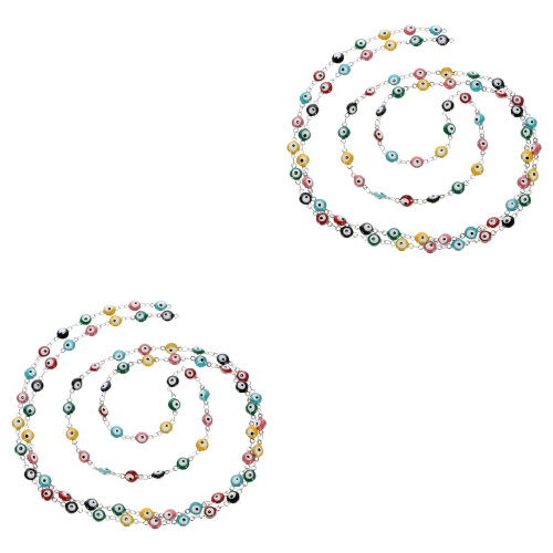 2Pièces Liaison Œil Pour Bracelets DIY 2