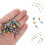 2Pièces Liaison Œil Pour Bracelets DIY 8